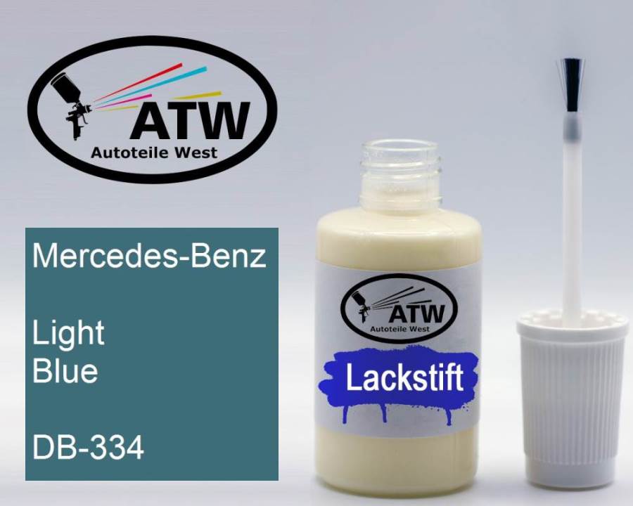 Mercedes-Benz, Light Blue, DB-334: 20ml Lackstift, von ATW Autoteile West.